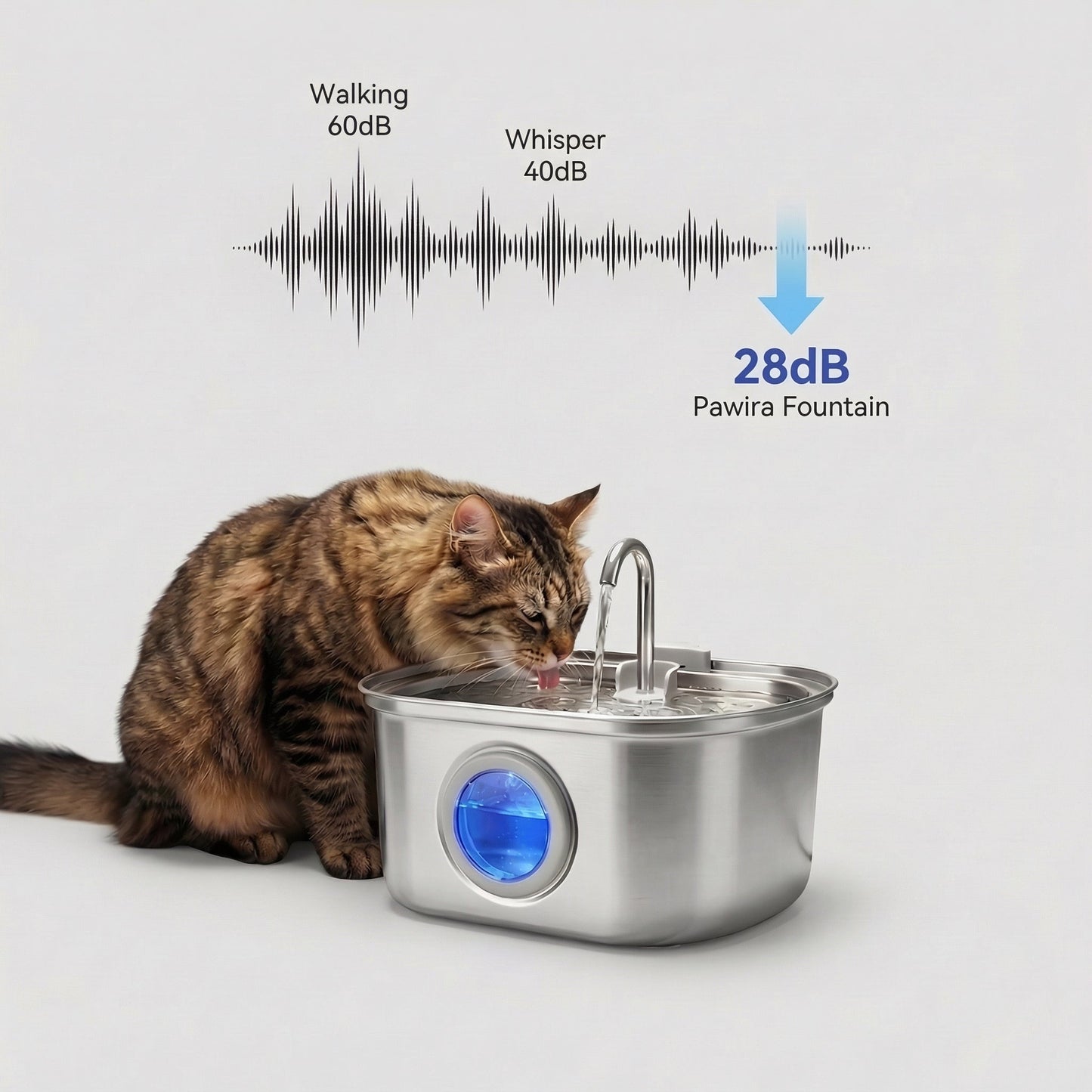 Pawira Stainless Steel Water Fountain